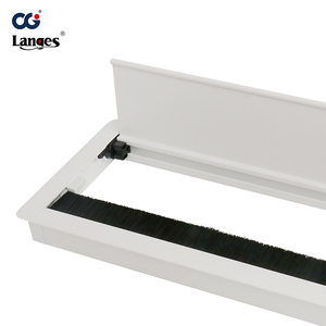 Bàn họp văn phòng Bàn Máy Tính vuông mềm Đóng dây lưu trữ lỗ Cáp <span class=keywords><strong>Grommet</strong></span> - Product Image 2