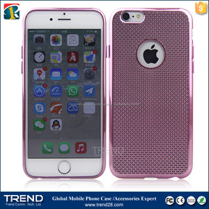 China, el proveedor de galvanoplastia de red de <span class=keywords><strong>tel</strong></span>éfono móvil caso de tpu para el iphone 6 más - Product Image 4
