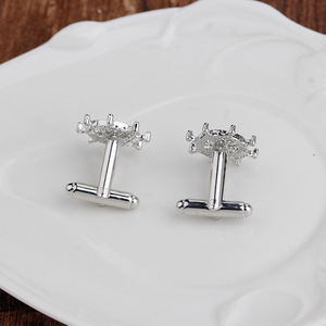 Số lượng lớn trung quốc nhà sản xuất tùy chỉnh logo khắc thép không gỉ hải lý khoảng trống khuy măng sét - Product Image 4