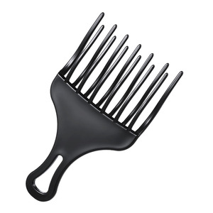 Peigne de ramassage de cheveux Afro, large, <span class=keywords><strong>brosse</strong></span> à dents, pour cheveux bouclés en plastique, 1 pièce - Product Image 2