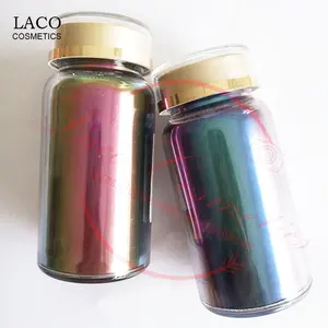 nail art tools mirror metallic powder cat eyes UV gel powder acrylic 50colors chameleon holographic 50g