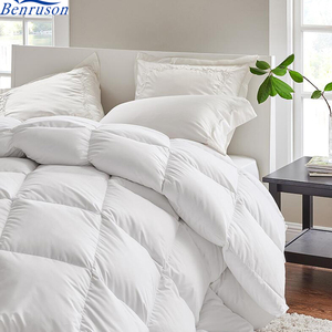 Edredones del edredón hipoalergénico muñecos 350 GSM tamaño <span class=keywords><strong>super</strong></span> king cama invierno pesado blanco ganso duvet <span class=keywords><strong>pluma</strong></span> alternativa - Product Image 2