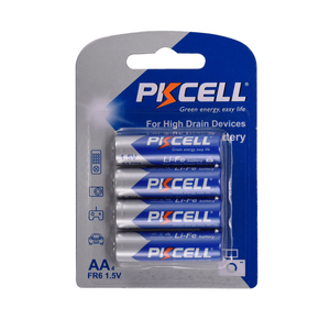 Pkcellブランドの高品質無料サンプル1.5v aa <span class=keywords><strong>l91</strong></span> fr6 2900mah容量リチウム電池 - Product Image 1