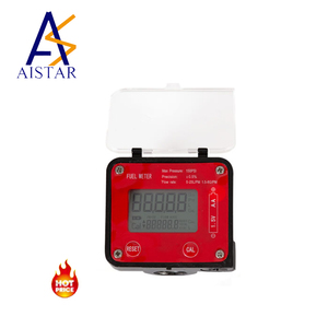 --Electric 1/2" Inch Digital Oval Gear Flowmeter, LCD Panel Electronic Fuel Gauge Flow Meter - Product Image 1