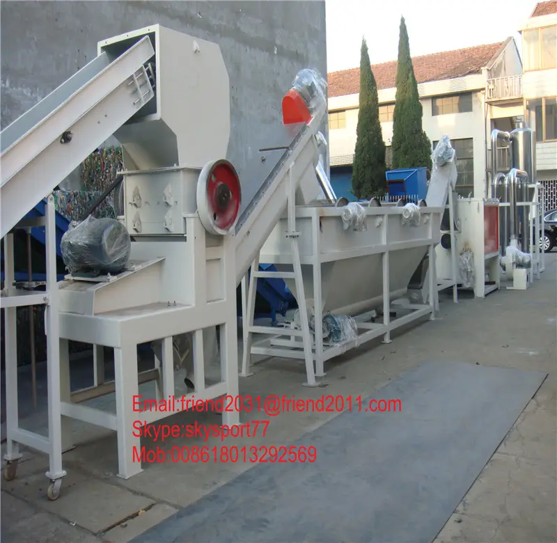 PE PP film washing system/LDPE film recycling line/ waste film washing system