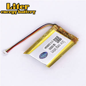 Connector 1,25-3 p 3,7 V 103550 2500 mAh custom ultra thin rechargeable Li-ion batteries liPo battery with wires - Product Image 2