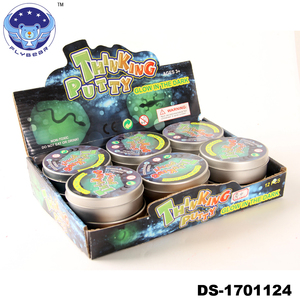 2018 Flybear Ma Thuật Glow in the dark Suy Nghĩ <span class=keywords><strong>putty</strong></span> 60 Gam Không dính <span class=keywords><strong>Putty</strong></span> Tins Giáo Dục Đồ Chơi Quà Tặng cho trẻ em - Product Image 1