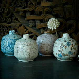 MQ73 <span class=keywords><strong>Vasi</strong></span> Decorativi Moderni in Ceramica e Porcellana <span class=keywords><strong>con</strong></span> Disegni Floreali all'Ingrosso - Product Image 1