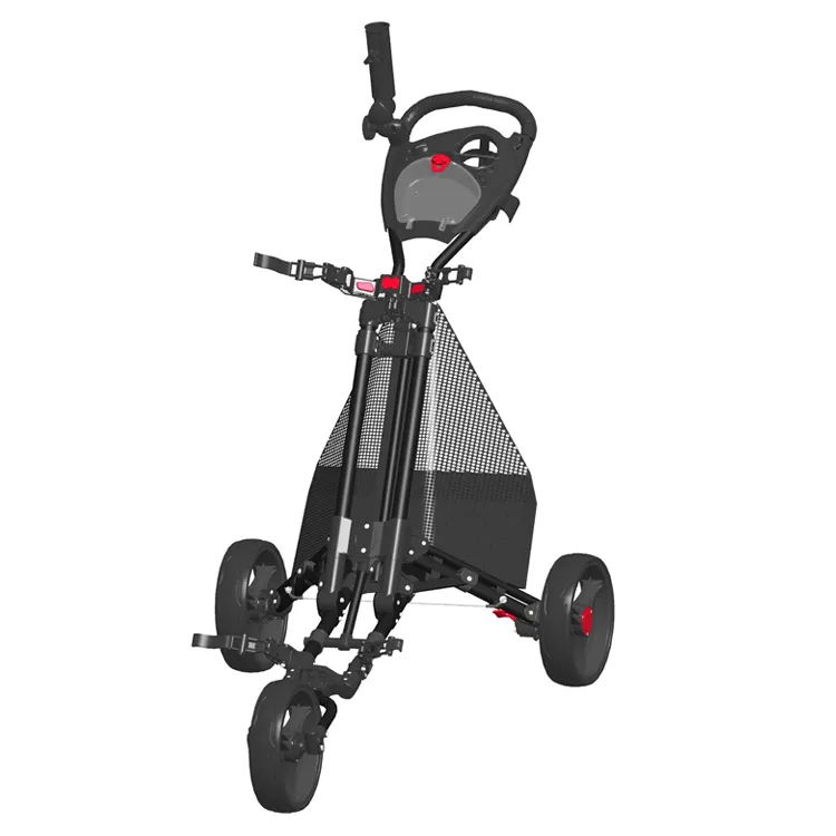 New Developed Golf Pull Cart Compact Caddy Trolley