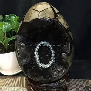 Oval Shaped Decorative Septarian Stone Egg Geodes for Gifts/Decoration