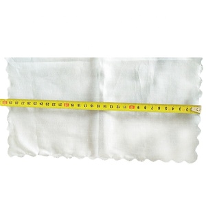 <span class=keywords><strong>Mouchoir</strong></span> de mariage <span class=keywords><strong>blanc</strong></span> 100% coton à bord festonné - Product Image 5