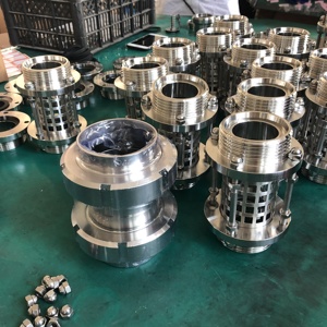 磨かれたステンレス钢トライクランプパイプ視力ガラス窓付き - Product Image 6