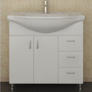 Giá Rẻ Thiết Kế Mô Hình Phòng Tắm Tủ Hai Ngăn Kéo Hai Bồn Rửa - Product Image 4