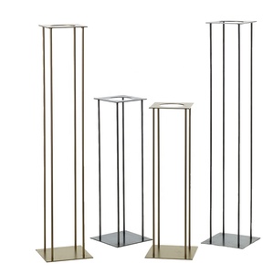 Meilleur ornement de l'année 2019, magnifique vase à fleurs en métal argenté et doré en forme de S, support de centre de table de mariage - Product Image 3