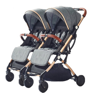 Offres Spéciales maman <span class=keywords><strong>poussette</strong></span> amovible <span class=keywords><strong>double</strong></span> bébé <span class=keywords><strong>poussette</strong></span> voyageant pour les jumeaux/séparé jumeau bébé <span class=keywords><strong>poussette</strong></span> - Product Image 2