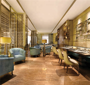 Carrelage en porcelaine dorée Ouro, corps plein, céramique polie - Product Image 1