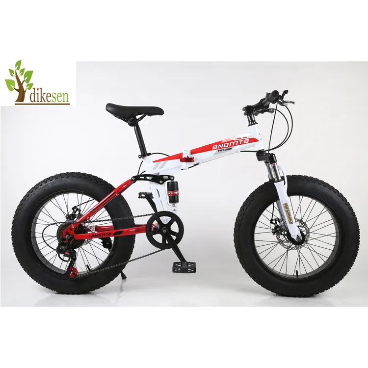 DIKESEN road tiger white and red color Chinese hot sale MTB 26 inch 4.0 snow bike fat tyre bicycle big tire bike/fat bicycle