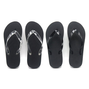 Barato al por mayor promoción china pe transparente flip flop zapatilla básica llano blanco a granel de pvc flip flops - Product Image 3