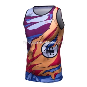 Personnalisé Séchage Rapide Vêtements De Course Hommes <span class=keywords><strong>Dragon</strong></span> <span class=keywords><strong>Ball</strong></span> Débardeur - Product Image 5