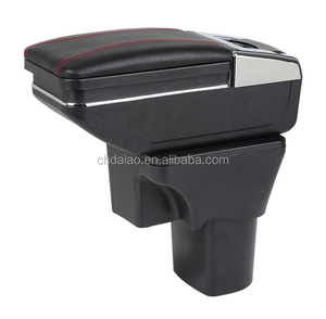 Reposabrazos para <span class=keywords><strong>Skoda</strong></span> <span class=keywords><strong>Fabia</strong></span>, Caja Central de Almacenamiento con Portavasos, Accesorio de Decoración Interior para Automóvil, 08-17 - Product Image 4