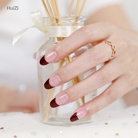 Autocollants pour ongles en feuille de paillettes de haute qualité personnalisés Huizi Nail Wraps Huizi Gel Nail