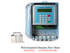 Draagbare Handheld Flowmeter Prijs Ultrasone Open Kanaal Klem Op Gas Stoom Vloeibaar Water Flow Meter - Product Image 4