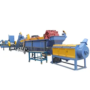 PP PE waste plastic recycling machine Agricultural Film recycling line plastic washing and drying equipment