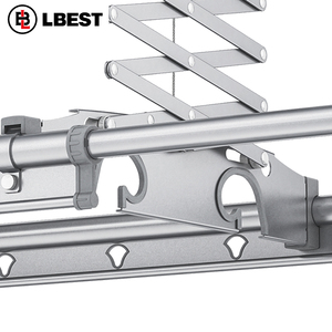 Smart home automation cappotto rack a parete asciugare i vestiti cremagliera riscaldata vestiti appesi rack con alleggerire - Product Image 3