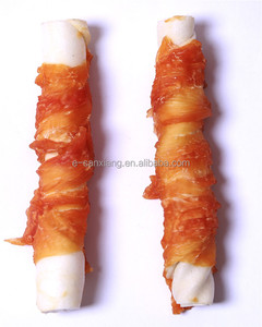 Gà Bọc Trắng Rawhide Gậy Con Chó Xử Lý Rawhide Với Thịt Gà Con Chó <span class=keywords><strong>Chew</strong></span> Thương Hiệu Riêng - Product Image 5