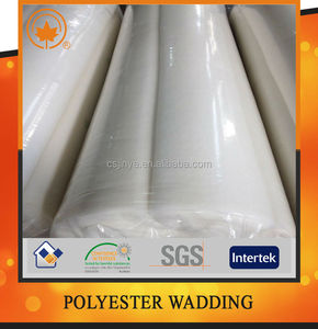 Polyester Padding Suppliers 2021 New Type Stocked Customized White Color Polyester Padding Rolls From China