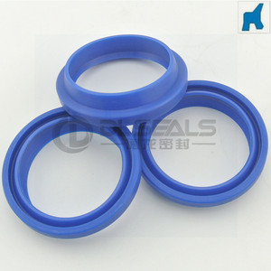 Cincin segel minyak PU ukuran kustom buatan pabrik Tiongkok segel pengikis Wiper DHS untuk Silinder minyak hidrolik - Product Image 5