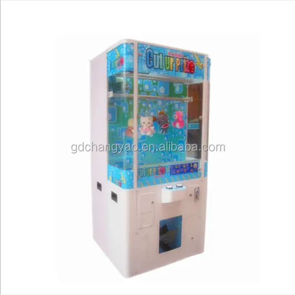 Venta caliente de la moneda operado Cut Ur Premio regalo máquina expendedora de juego de Arcada