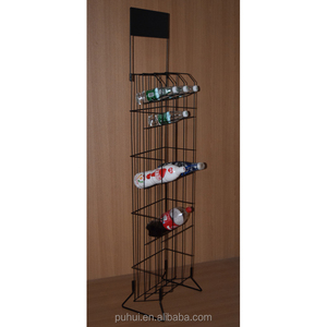 Convenient Steel Store Fixture Floor Standing Metal Wire Retail Promotion <strong>Drink</strong> Cans Display <strong>Rack</strong> - Product Image 4