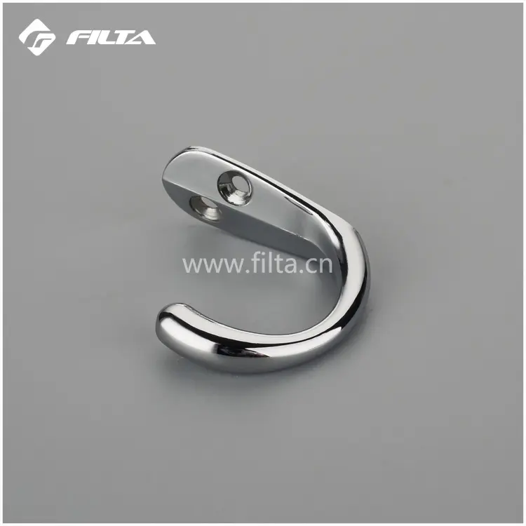 Filta Nhà Máy C Shape Robe Hook Trong Chrome Kết Thúc Kẽm Hooks 6521