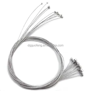 Pabrik grosir 1.5mm hot dip galvanis kawat baja tali tegangan kawat tali 7x19 pesawat kabel dengan loop