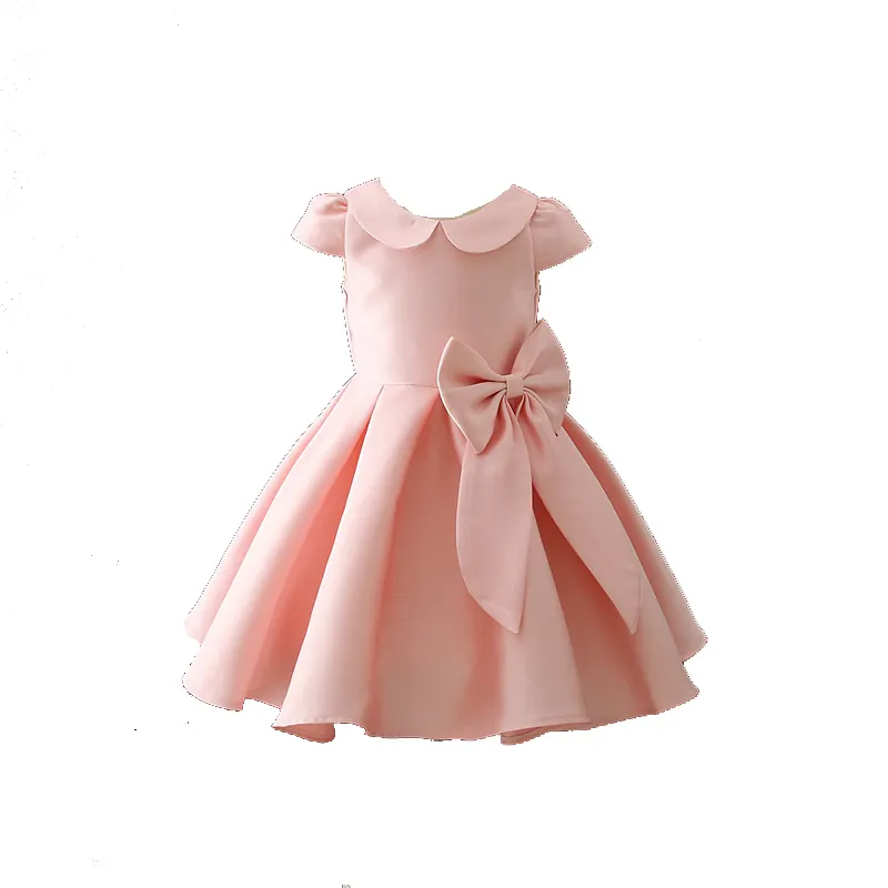 מכירה לוהטת שמלה לילדים עיצובים בנות מסיבת שמלה מזדמן סגנון פרח ילדה שמלות עבור 7 ילדים בני שנה