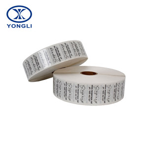 Rollo de vinilo personalizado con impresión de funciones transparentes, pegatina con <span class=keywords><strong>fondo</strong></span> <span class=keywords><strong>transparente</strong></span> y texto en negro - Product Image 3