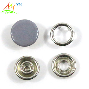 Tùy chỉnh đầy màu sắc kim loại vòng prong Snap nút với sequins trang trí mạ kỹ thuật - Product Image 3