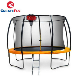 CreateFun <span class=keywords><strong>6ft</strong></span> 8ft 10ft 12ft 14ft 15ft <span class=keywords><strong>16ft</strong></span> TUV GS CE Giá Rẻ Lớn Vòng <span class=keywords><strong>Trampoline</strong></span> Ngoài Trời Với Bao Vây An Toàn Net - Product Image 3