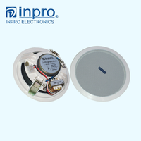 Vente en gros INPRO SP-6061 6'' 6W Système audio PA Haut-parleur de plafond actif 110Hz-13KHz 92dB Encastrable Prix usine Fabriqué à Taïwan