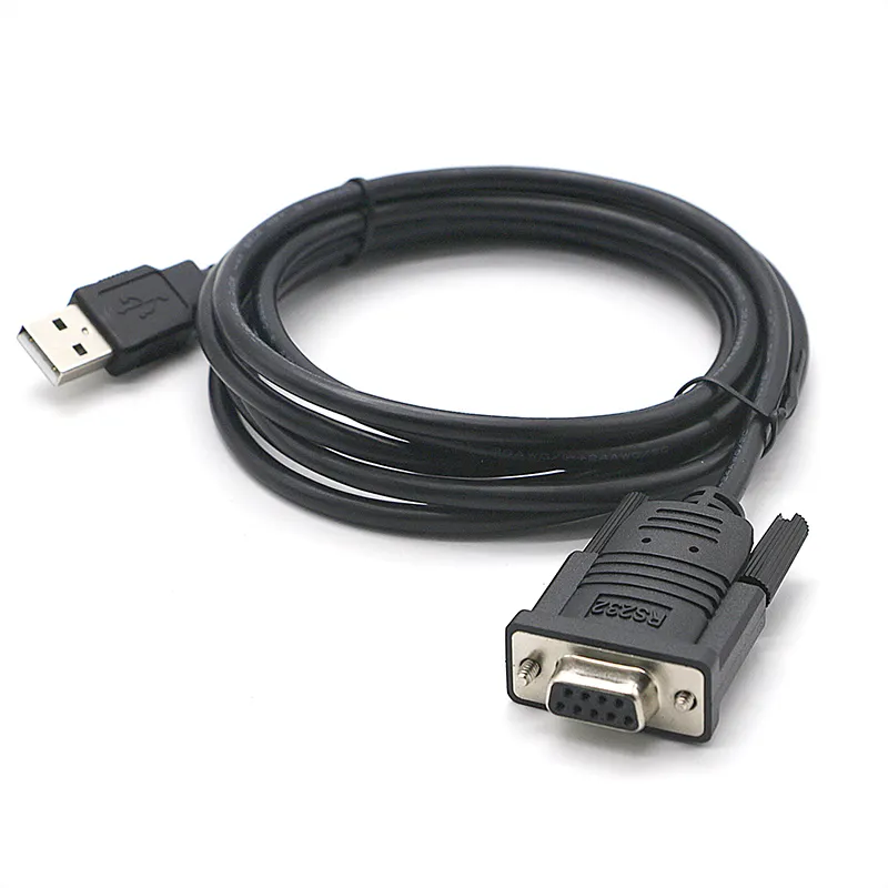 Oem Fabriek Fabricage Usb Telefoon Aan Te Passen Poort Multipl 1.8M Extensie Usb Naar Db9pin Usb Naar Db 9pin Rs232 Kabel Voor Smart Watch