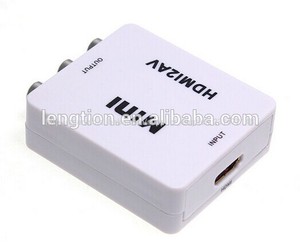 1080p la señal digital hdmi av a 3 compuesto rca de vídeo cvbs conversor de audio para xbox xbox360 blu ray sky hd vhs vcr dvr - Product Image 1
