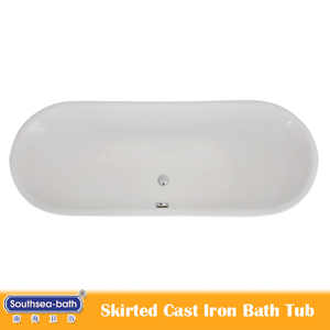 Stainless Steel Skirted Cast Iron <strong>Bath</strong> <strong>Tub</strong> Free Standing Bathroom Cast Iron <strong>Bath</strong> <strong>Tub</strong> Antique <strong>Tin</strong> Bathtubs - Product Image 4
