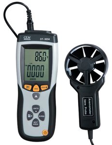 DT-8894 cfm / cmm thermo-anemometer + ir termometer  - Product Image 1