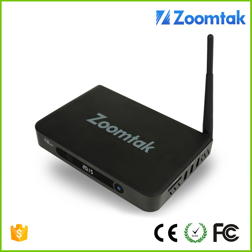 Zoomtak T8 más Amlogic S812 android tv box kodi con 2G RAM 16G ROM