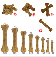 Jinchen Bœuf Saveur peau de vache Os à mâcher Nourriture pour animaux de compagnie riche en nutriments pour chiens Molaires comestibles pour chiens Huesos Para Perros