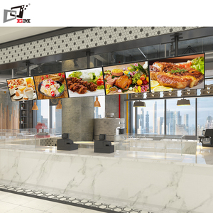 Support de montage pour double écran de 32 à <span class=keywords><strong>65</strong></span> <span class=keywords><strong>pouces</strong></span>, support de plafond pour téléviseur, support mural pour téléviseur avec étagère - Product Image 3