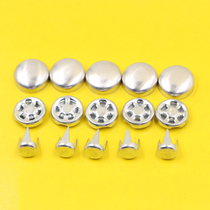 Cap tùy chỉnh vải hàng đầu bao phủ bông bóng chày 13mm Mũ Mũ nút trống - Product Image 3