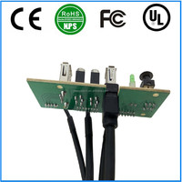 Conjunto de Cables de Interfaz Frontal para Computadora de Escritorio, Doble USB 3.0, Audio HD, Interruptor de Encendido/Apagado, LED, PVC, para Chasis ATX/M-ATX/ITX, en Stock