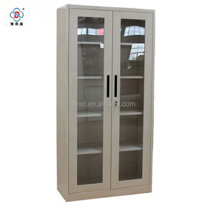 Archivador Metálico a Prueba de Polvo, Mueble de Almacenamiento de Archivos, Mueble de Laboratorio con Puerta de Vidrio y Estantes - Product Image 2